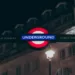 Neon metra, części komunikacji miejskiej Londyn